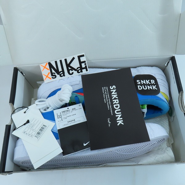 実際に弊社で買取させて頂いたNIKE×KAWS×sacai/ナイキ×カウズ×サカイ BLAZER LOW/ブレーザーロー ネプチューンブルー DM7901-400/26.5の画像 8枚目
