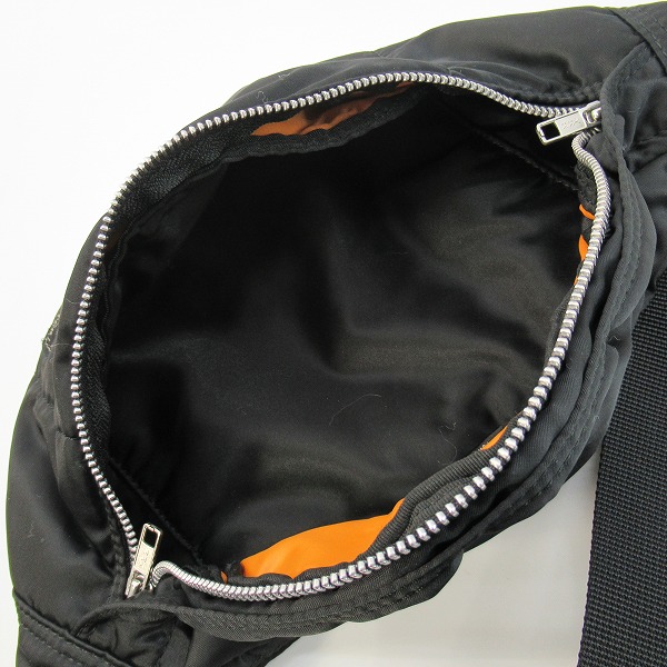 実際に弊社で買取させて頂いたPORTER/ポーター TANKER/タンカーウエストバッグ/ボディバッグ ブラックの画像 5枚目