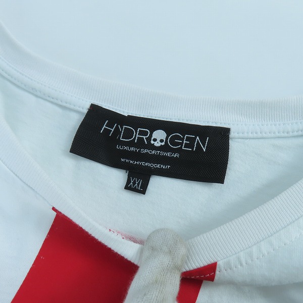 実際に弊社で買取させて頂いたHYDROGEN/ハイドロゲン プリント 長袖 Tシャツ/ロンT カットソー/XXLの画像 2枚目