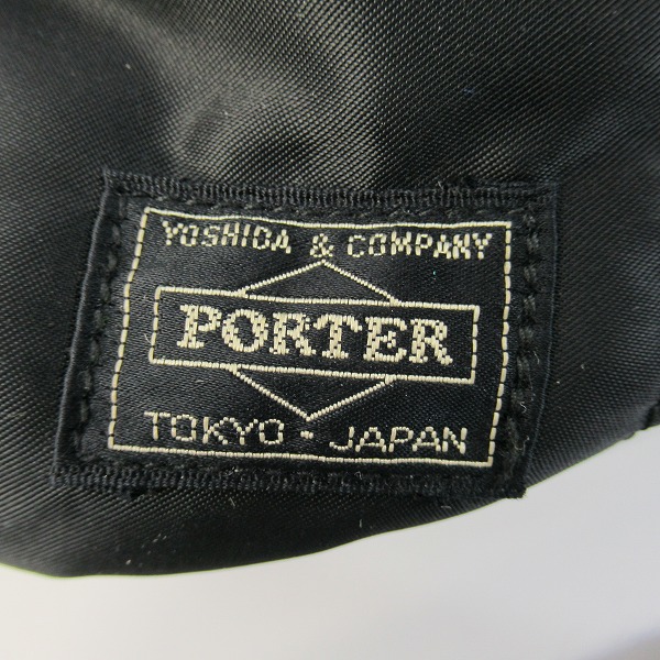 実際に弊社で買取させて頂いたPORTER/ポーター TANKER/タンカーウエストバッグ/ボディバッグ ブラックの画像 4枚目