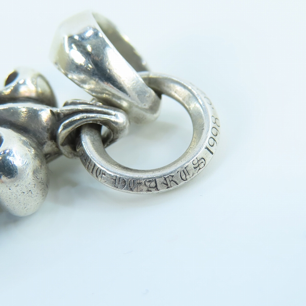 実際に弊社で買取させて頂いたCHROME HEARTS/クロムハーツ BSフレアペンダントwベイルの画像 5枚目
