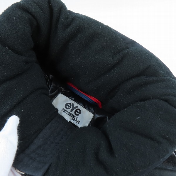 実際に弊社で買取させて頂いたモンクレール×アイコムデギャルソンジュンヤワタナベマン ダウンジャケット WB-J111/Sの画像 7枚目