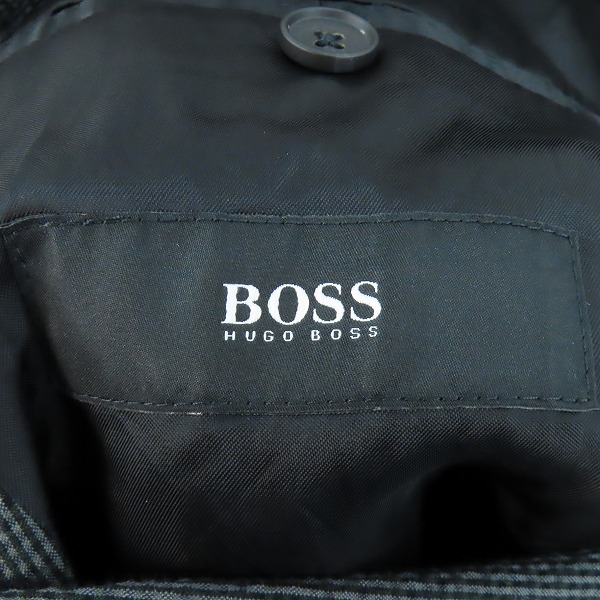 実際に弊社で買取させて頂いたHUGO BOSS/ヒューゴボス margotto 生地 ストレッチ 2B テーラードジャケット/UK50の画像 2枚目