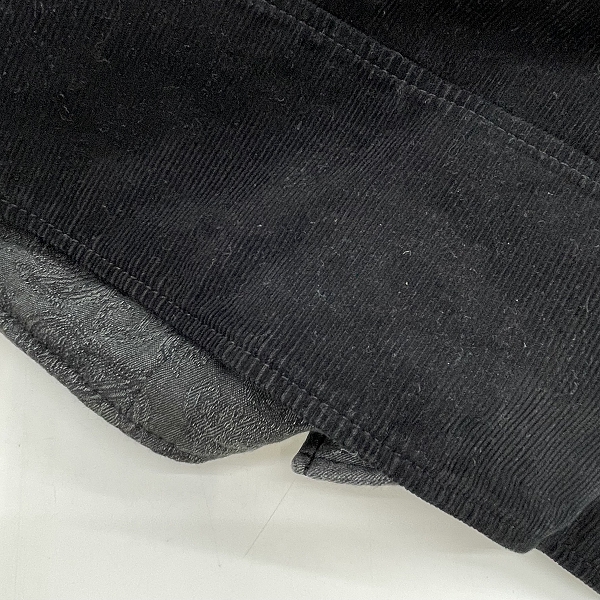 実際に弊社で買取させて頂いたBLACK COMME des GARCONS/ブラックコムデギャルソン ダブルライダースジャケット ペーズリー 1L-J003 AD2013/Mの画像 4枚目