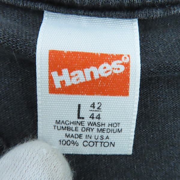 実際に弊社で買取させて頂いたHanes/ヘインズ PANTERA/パンテラ 90s FLY'N ACROSS AMERICA TOUR SMOKE WEED  ヴィンテージ バンドTシャツ/Lの画像 2枚目