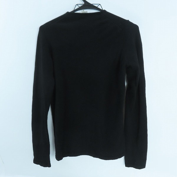 実際に弊社で買取させて頂いたARMANI COLLEZIONI/アルマーニコレッツォーニ 長袖ニット ブラック/46の画像 1枚目