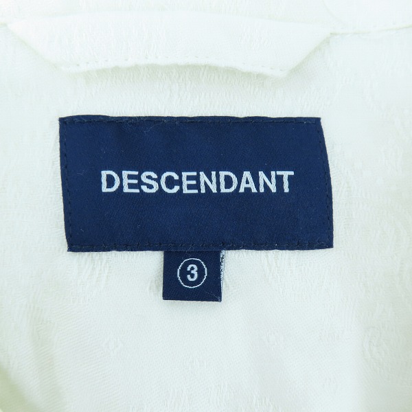 実際に弊社で買取させて頂いたDESCENDANT/ディセンダント ペイズリー柄 半袖ドレスボタンシャツ/3の画像 2枚目