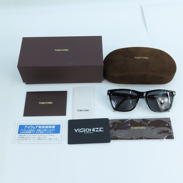 実際に弊社で買取させて頂いたTOM FORD/トムフォード 偏光 アイウェア/サングラス TF955-Dの画像 9枚目