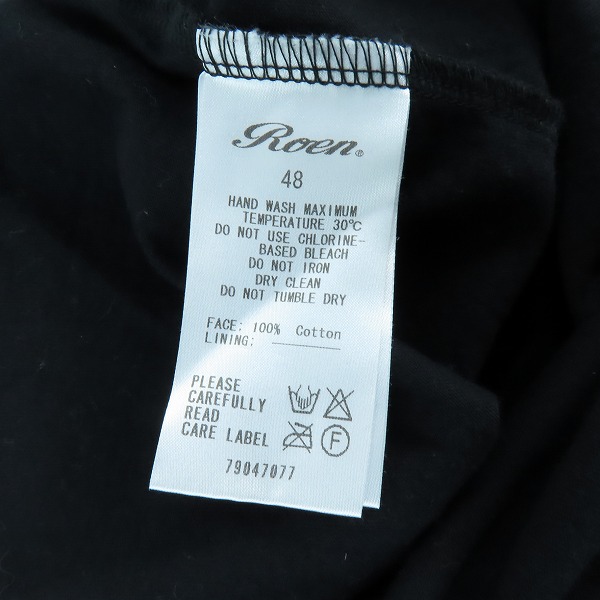 実際に弊社で買取させて頂いたroen/ロエン×Disney/ディズニー ミニー プリントカットソー 半袖Tシャツ 48の画像 4枚目