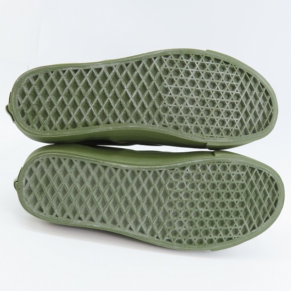 実際に弊社で買取させて頂いたVANS/バンズ OFF THE WALL/オフ ザ ウォール スリッポン/ローシューズ オリーブ VN0A32QNO19/26.0の画像 2枚目