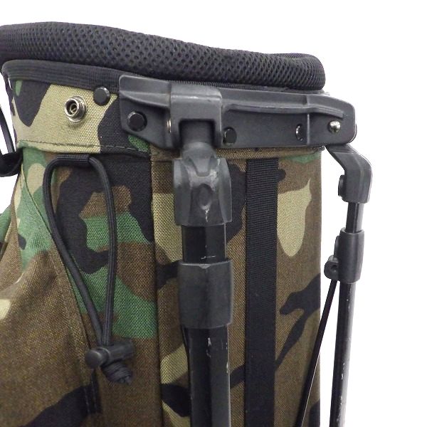 実際に弊社で買取させて頂いたBRIEFING/ブリーフィング CR-4 #02 9.5型 5分割スタンド式キャディバッグ ウッドラン カモ迷彩柄の画像 6枚目
