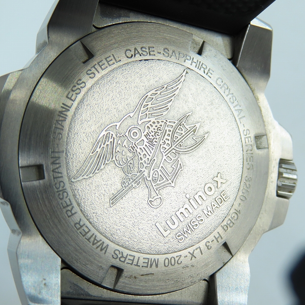 実際に弊社で買取させて頂いたLUMINOX/ルミノックス NAVY SEAL 3250 SERIES ネイビー シールズ 腕時計/ウォッチ【動作未確認】の画像 3枚目