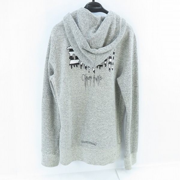 実際に弊社で買取させて頂いたCHROME HEARTS/クロムハーツ DARLIN ボロチップ ダガーZIPアップパーカー/Sの画像 1枚目