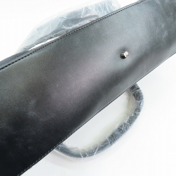 実際に弊社で買取させて頂いた【未使用】Roen/ロエン チェック柄/スカルトートバッグ 牛革×ウール 3R394041の画像 5枚目