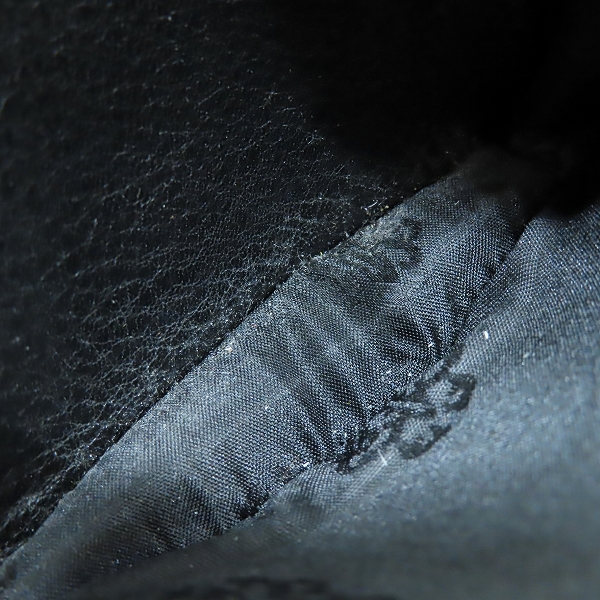 実際に弊社で買取させて頂いたCHROME HEARTS/クロムハーツ スクロールラベル 3ポケットレザー カードケース/名刺入れの画像 6枚目