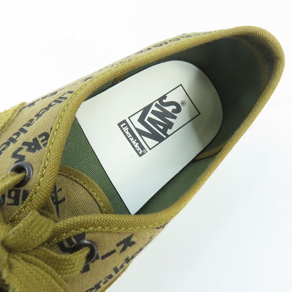 実際に弊社で買取させて頂いたVANS×Liberaiders /ヴァンズ リベレイダース  AUTHENTIC 44 DX 729022107/28.5の画像 4枚目