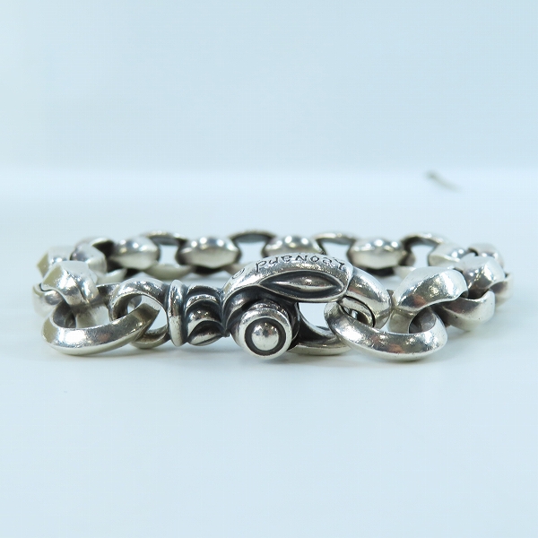 実際に弊社で買取させて頂いたLeonard Kamhout/レナードカムホート シルクリンクブレスレット 19リンクの画像 3枚目