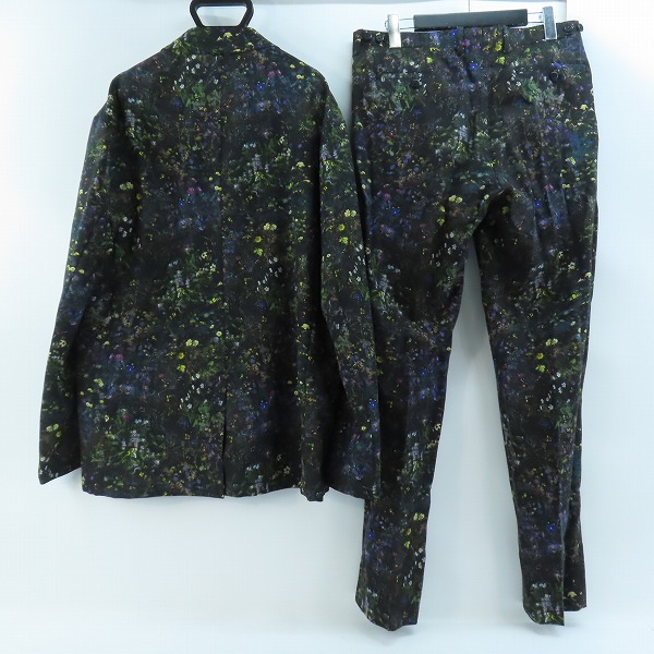 実際に弊社で買取させて頂いたLAD MUSICIAN/ラッドミュージシャン フラワー ジャケット/パンツ セットアップ 2121-319/2121-560/46の画像 1枚目