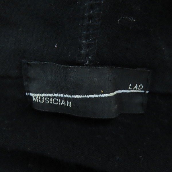 実際に弊社で買取させて頂いたLAD MUSICIAN/ラッドミュージシャン 半袖 オーバーサイズジップパーカー 2319-602の画像 2枚目