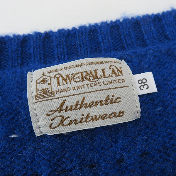 実際に弊社で買取させて頂いたNEIGHBORHOOD×INVERALLAN/ネイバーフッド×インバーアラン  Vネック ニットセーター 132ITIVN-KNM02/38の画像 2枚目