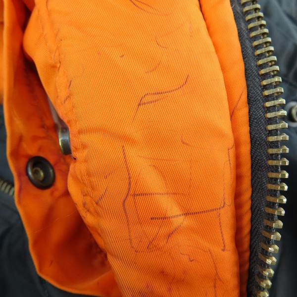 実際に弊社で買取させて頂いたALPHA INDUSTRIES/アルファインダストリーズ MA-1 フライトジャケット 0615-00-573-8335/XLの画像 5枚目