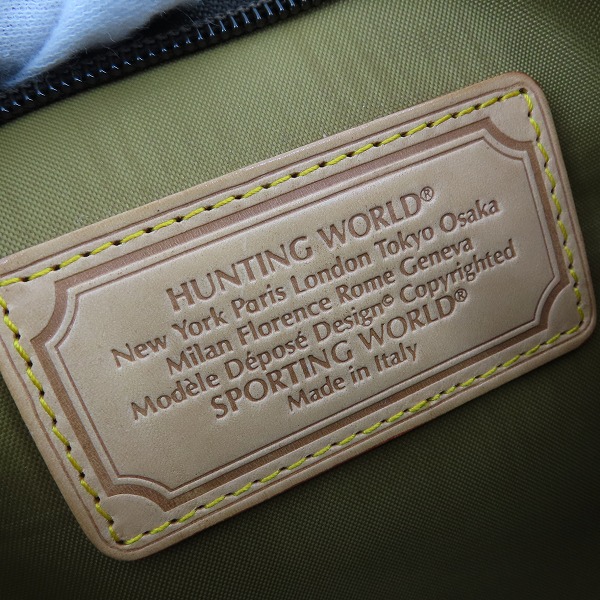 実際に弊社で買取させて頂いたHUNTING WORLD/ハンティングワールド クラッチバッグの画像 4枚目