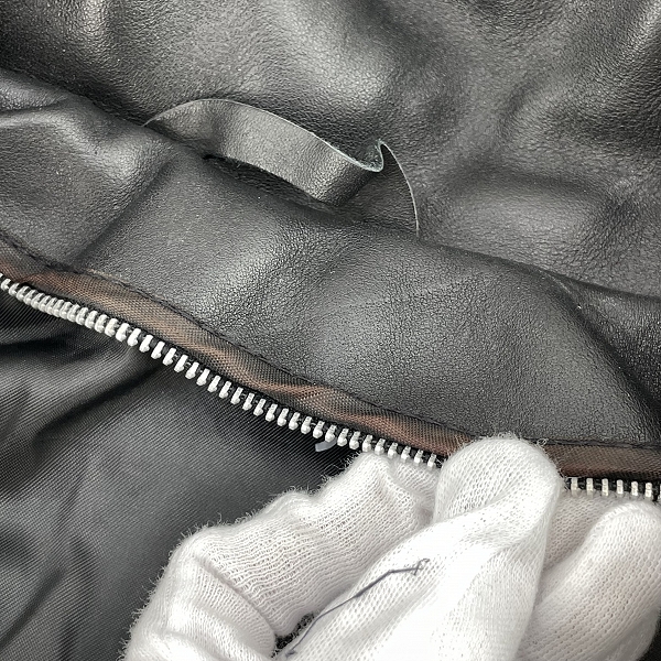 実際に弊社で買取させて頂いたSCHOTT/ショット レザーシングルライダース AT101/40の画像 8枚目