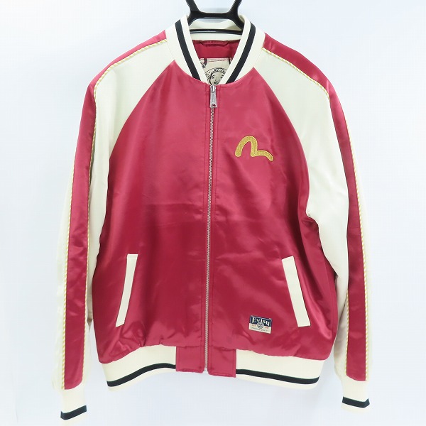 実際に弊社で買取させて頂いたEVISU/エヴィス スカジャン 忍者だるま刺繍 L