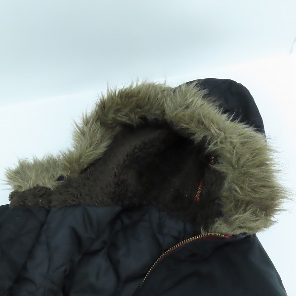 実際に弊社で買取させて頂いたHYSTERIC GLAMOUR/ヒステリックグラマー プリマロフト エアフォース ナイロン 中綿ジャケット 0153AC01/Sの画像 5枚目