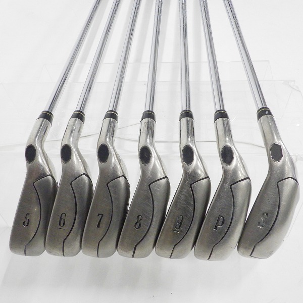 実際に弊社で買取させて頂いたCallaway/キャロウェイ E.R.C Ti チタン アイアン #5～9,P,Sw 7本セット N.S.PRO 800GHの画像 1枚目