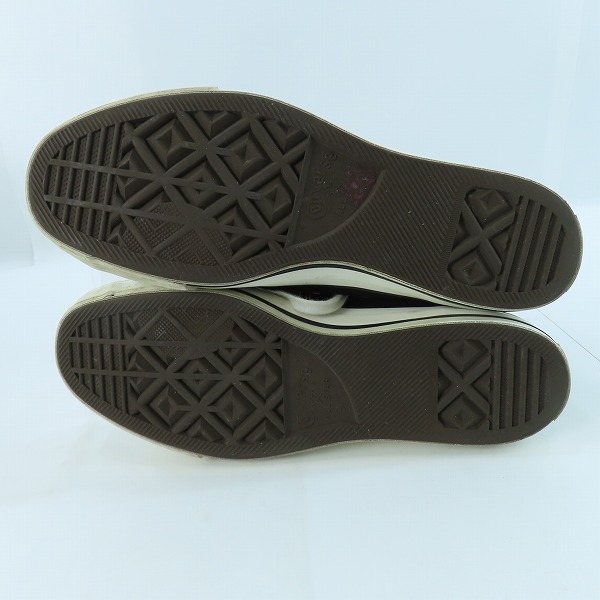 実際に弊社で買取させて頂いたCONVERSE/コンバース Made in JAPAN/日本製 CANVAS AS J HI オールスター ブラック/9の画像 2枚目