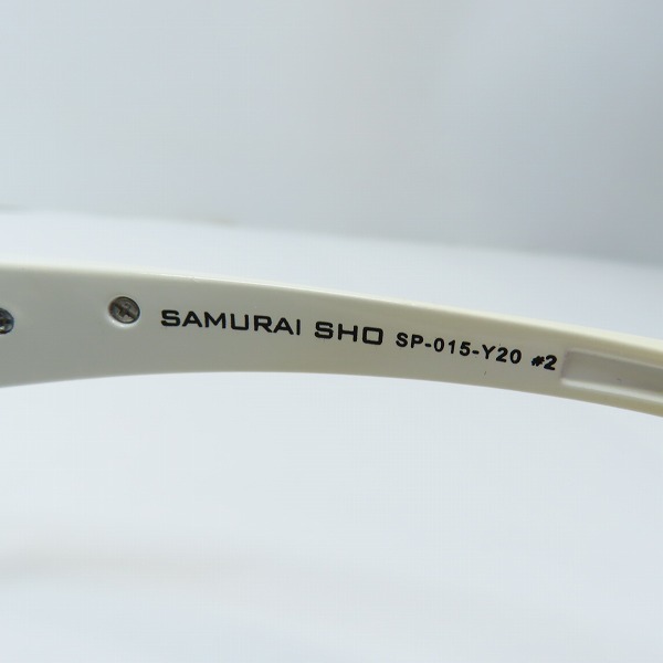実際に弊社で買取させて頂いたSAMURAI SHO/サムライ翔 メガネフレーム/サングラス SP-015-Y20の画像 4枚目