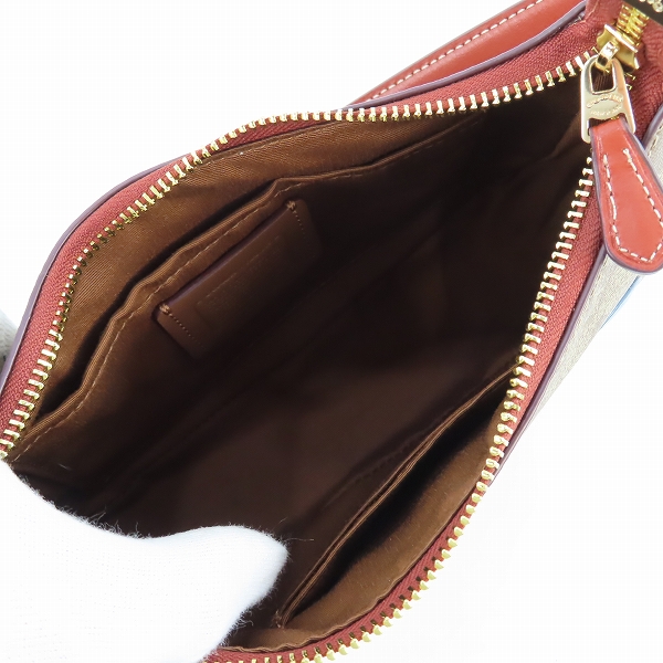 実際に弊社で買取させて頂いたCOACH×PEANUTS/コーチ×ピーナッツ ピーナッツコラボ  スヌーピー ショルダーバッグ CE848の画像 3枚目