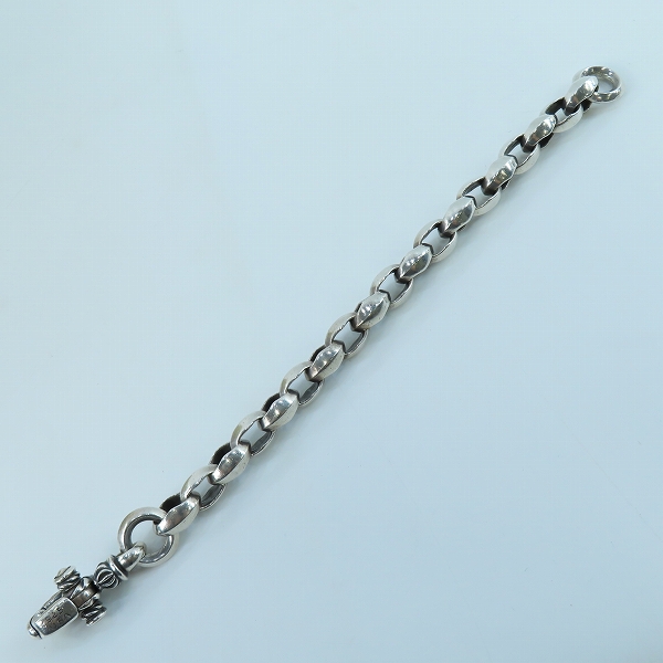 実際に弊社で買取させて頂いたLeonard Kamhout/レナードカムホート シルクリンクブレスレット 19リンクの画像 9枚目