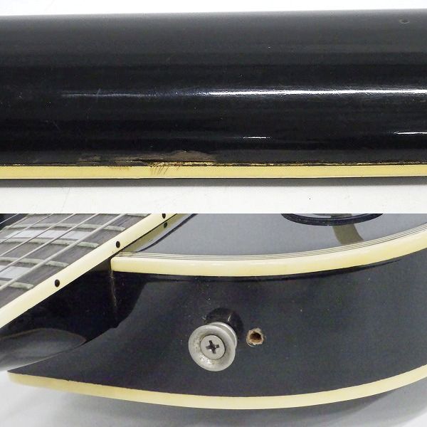 実際に弊社で買取させて頂いた ★【難有り】Greco/グレコ レスポールカスタムType ボルトオンネック グネコロゴ エレキギター ハードケース付 の画像 4枚目