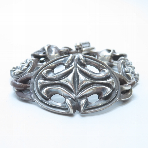 実際に弊社で買取させて頂いた【ギャラ付】Gaboratory/ガボラトリー スカルプテッド オーバル ブレスブレスレット w/２スカルプテッド スカルの画像 1枚目