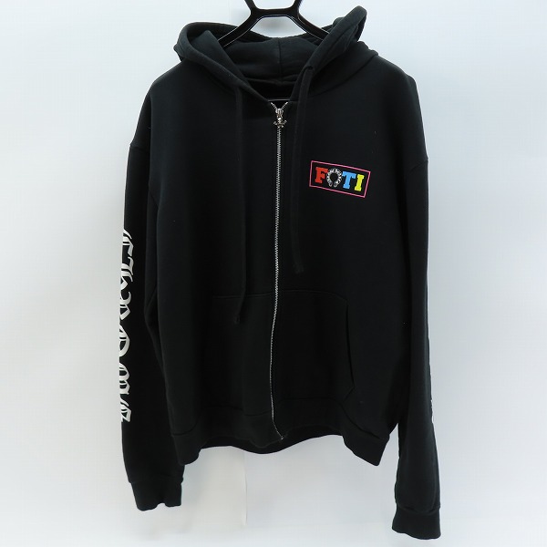 実際に弊社で買取させて頂いたCHROME HEARTS/クロムハーツ カラフル FOTI ジップアップパーカー S