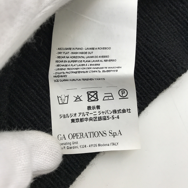 実際に弊社で買取させて頂いた【JPタグ】EA7 EMPORIO ARMANI/エンポリオアルマーニ ジップアップ セーター 6YPEZ2 PM03Z/XXLの画像 4枚目