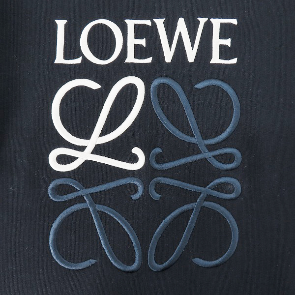 実際に弊社で買取させて頂いた【JPタグ】LOEWE/ロエベ ロゴ アナグラム 刺繍 スウェット トレーナー 1723938 Mの画像 6枚目
