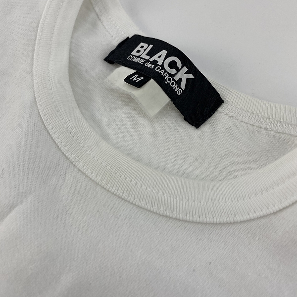 実際に弊社で買取させて頂いたBLACK COMME des GARCONS/ブラックコムデギャルソン Tシャツ AD2020/1E-T002/Mの画像 6枚目