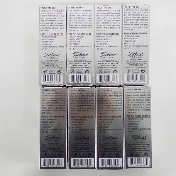 実際に弊社で買取させて頂いた【未使用】Titleist/タイトリスト PRO V1x ゴルフボール ホワイト 2ダースの画像 3枚目