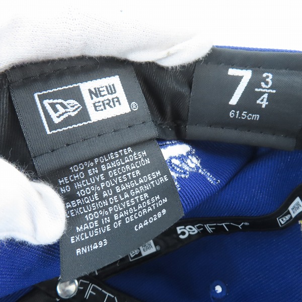 実際に弊社で買取させて頂いた【未使用】New Era×Undefeated/ニューエラ×アンディフィーテッド WORLD CHAMPIONS 59FIFTY FITTED ベースボールキャップの画像 5枚目
