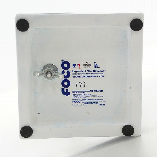 実際に弊社で買取させて頂いたFOCO/フォコ BIG HEADS ロサンゼルス・ドジャース ＃17 大谷翔平 打者 ボブルヘッド フィギュア 首振り人形の画像 3枚目