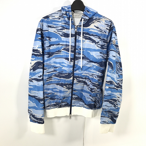 実際に弊社で買取させて頂いた【JPタグ】MONCLER/モンクレール MAGLIA CARDIGAN ナイロン ジップアップ ジャケット 510918413700/L