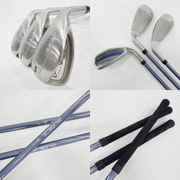 実際に弊社で買取させて頂いたCallaway/キャロウェイ GEMS レディースゴルフクラブ 6本セット FLEX：W キャディバッグ付き の画像 3枚目