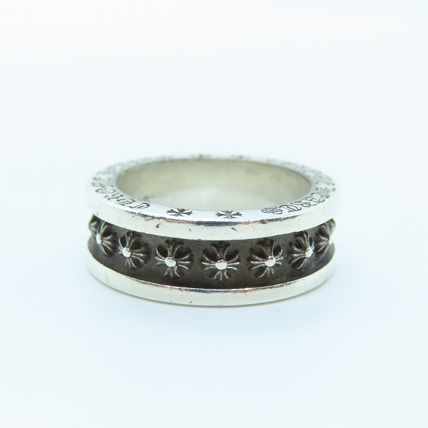 実際に弊社で買取させて頂いた【インボイス原本】CHROME HEARTS/クロムハーツ CH PLS MINI/CHプラス ミニ シルバーリング/14-14.5号の画像 2枚目