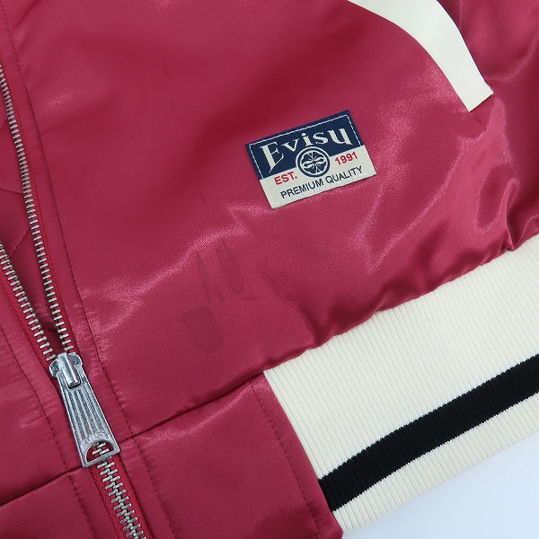 実際に弊社で買取させて頂いたEVISU/エヴィス スカジャン 忍者だるま刺繍 Lの画像 6枚目