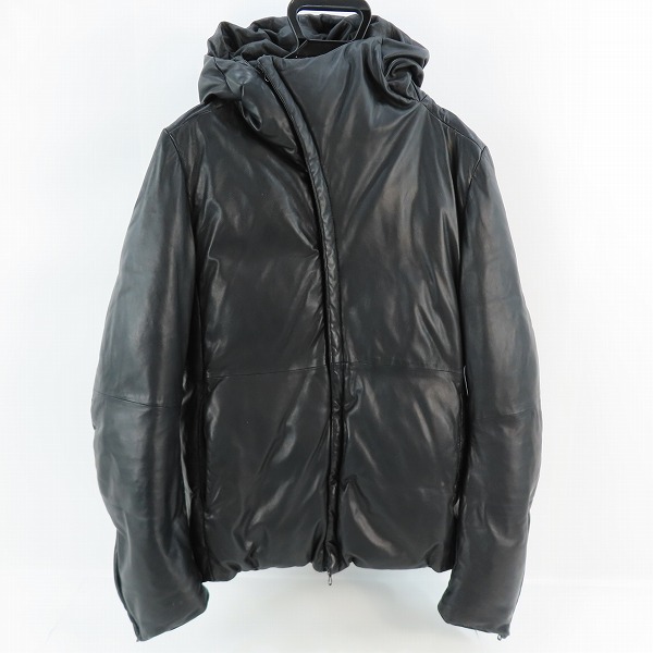 実際に弊社で買取させて頂いたKAZUYUKI KUMAGAI ATTACHMENT/カズユキクマガイ アタッチメント ラムレザー ダウンジャケット/3