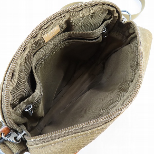 実際に弊社で買取させて頂いたPORTER/ポーター ショルダーバッグ レザー キャンバスの画像 4枚目