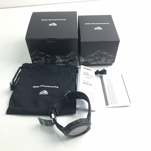 実際に弊社で買取させて頂いたCASIO/カシオ PROTREK/プロトレック  White Mountaineering コラボレーション/PRJ-B001WM-1JRの画像 5枚目